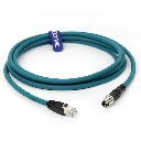 Eonvic M12 8Pin male X-code to RJ45 cable (5m)